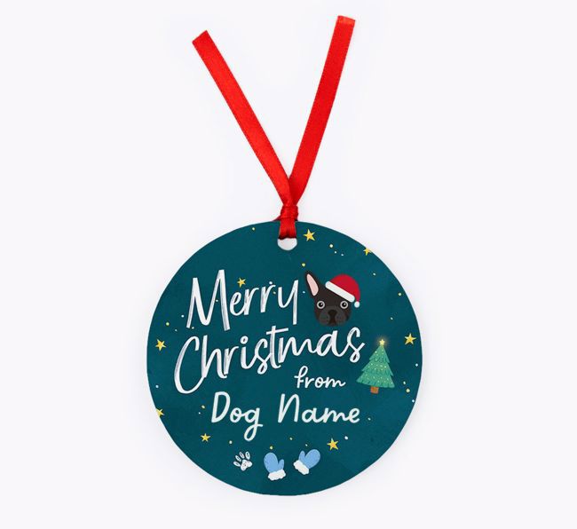 Merry Christmas: Personalised {breedFullName} Christmas Decoration